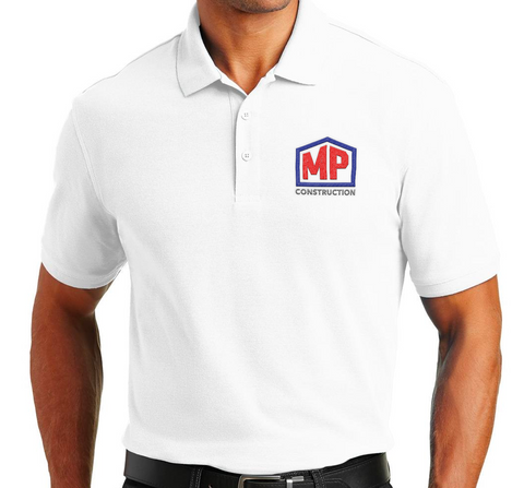 Polo Shirts - Mens/Unisex, Embroidered (White or Black)