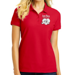 Polo Shirts - Womens, Embroidered (Red or Blue)