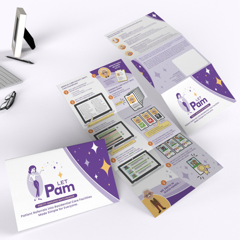 Let Pam Infographic Brochures (8.75" x 17.25" Tri-fold)