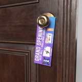 An example of a custom designed door hanger by CdesignsPrint.