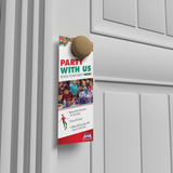 An example of custom printed door hangers available from CdesignsPrint.