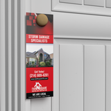 Door hangers custom designed and printed by CdesignsPrint.