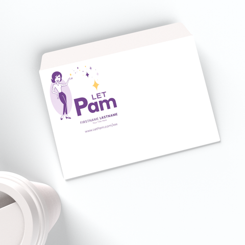 Let Pam Infographic Brochure Envelopes (6" x 9")