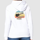 An example of plus size full zipper custom printed hoodie sweatshirts available from CdesignsPrint.