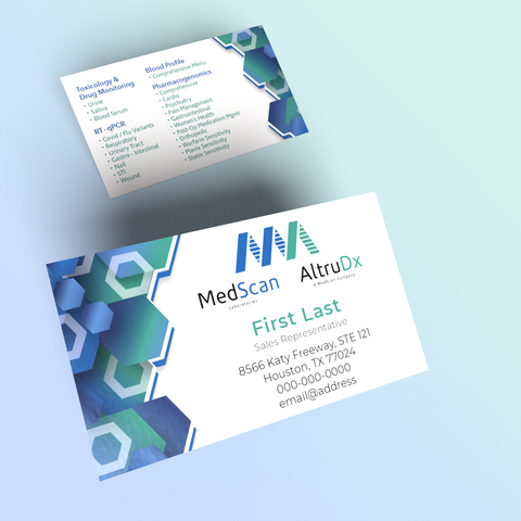 MedScan Economy Business Cards (14 Pt. High Gloss)