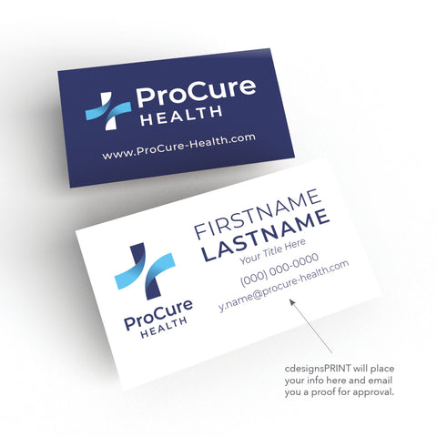 Procure Health Economy Business Cards (14 Pt. High Gloss)