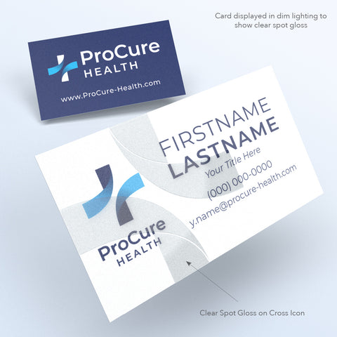 Business Cards (Shimmery 16 Pt. Spot Gloss)