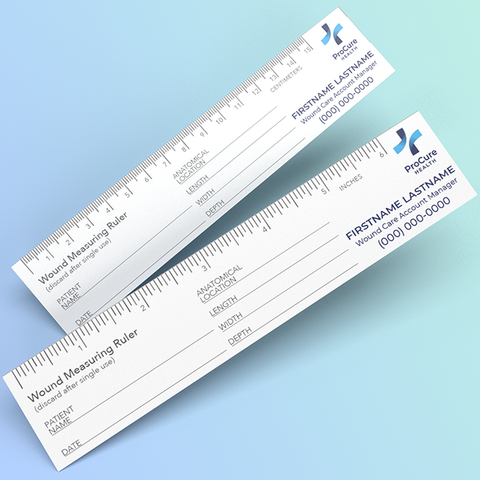 Procure Health Wound Measuring Rulers, Non-Sterile