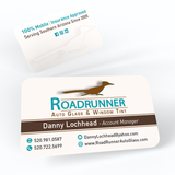 An example of custom printed business cards with rounded corners available from CdesignsPrint.