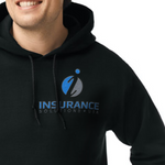 An example of a custom embroidered hoodie sweatshirt available from CdesignsPrint.