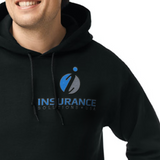 An example of a custom embroidered hoodie sweatshirt available from CdesignsPrint.