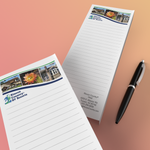 An example of custom notepads available from CdesignsPrint.