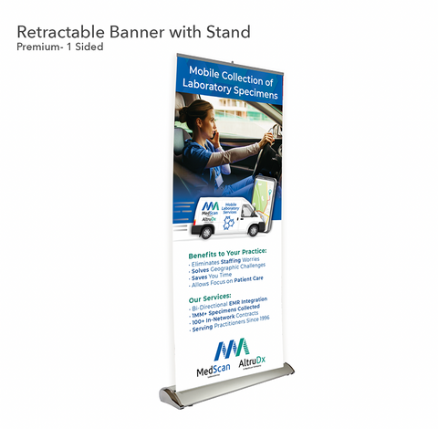 MedScan Mobile Collection Retractable Banner