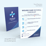 ProCure Health Wound Care Checklist Postcards (5" x 7")