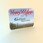 GoldSmith Real Estate Holiday Labels (Rounded Rectangle)