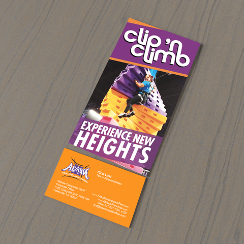 Business Card Rip Card Rip Card (Postcard with Tear-off Business Card | CdesignsPrint