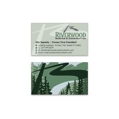 Riverwood Kim Zepeda Business Cards (Premium 16 Pt. Low Sheen)