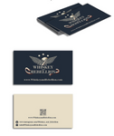 Whiskey & Rebellion Business Cards (Ultra 38 Pt. Black Edge Velvet)